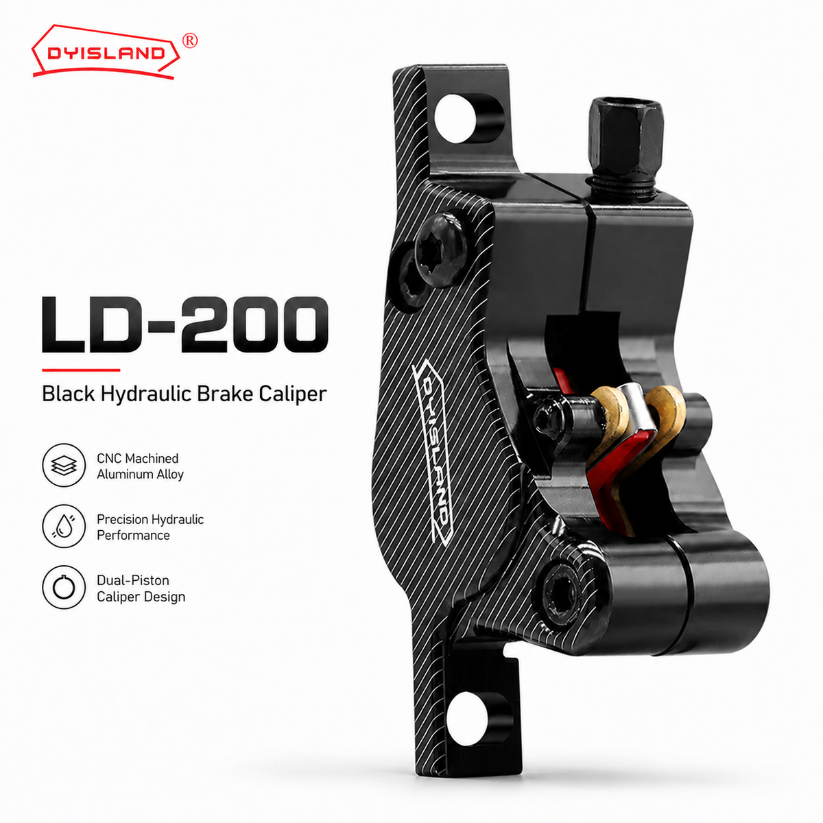 DYISLAND LD-200 2-Piston Hydraulic Disc Brake Caliper