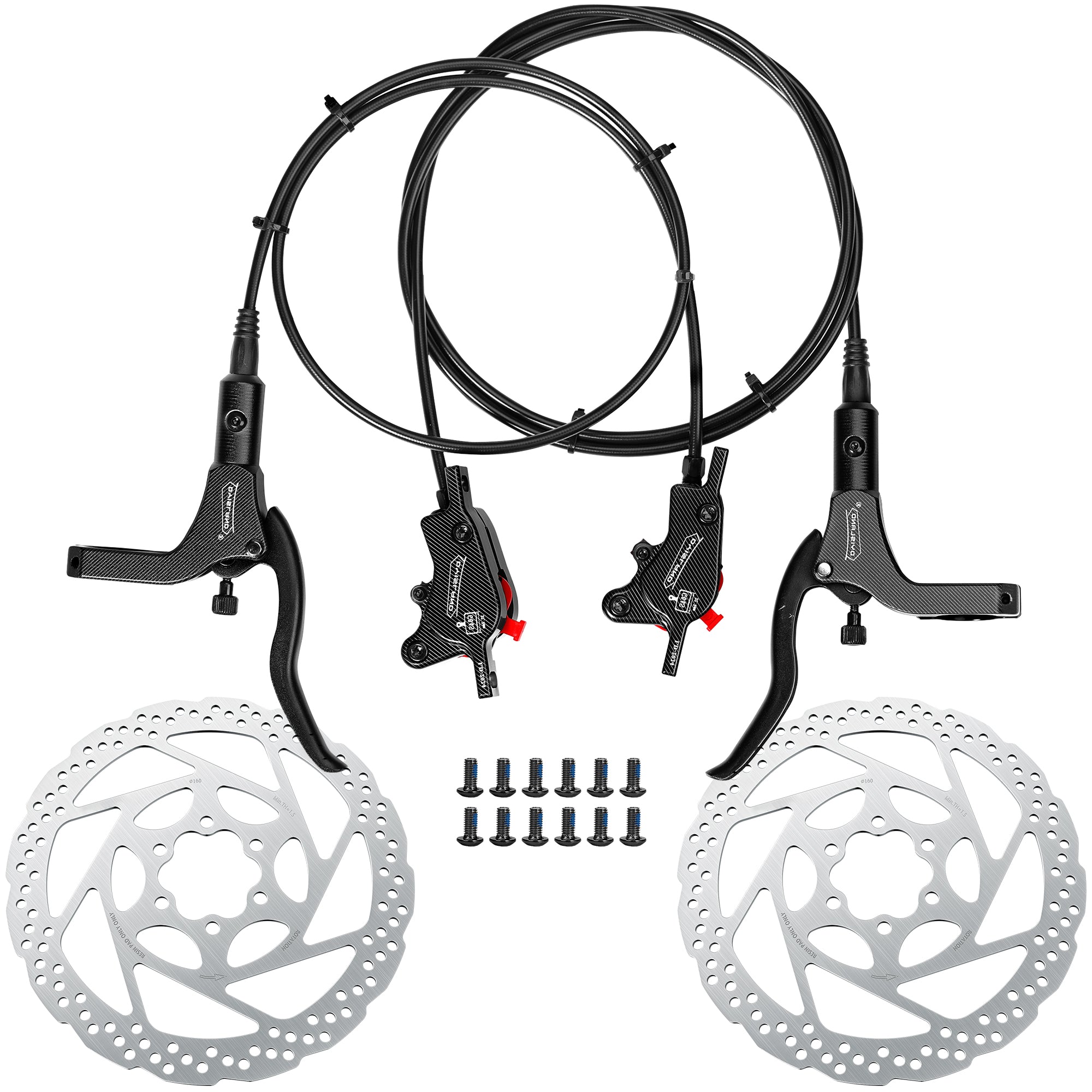 DYISLAND SD-200 2-Pistons Hydraulic Disc Brake Set For MTB