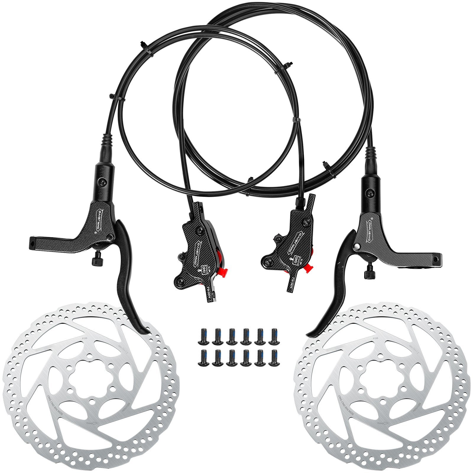 DYISLAND SD-200 2-Pistons Hydraulic Disc Brake Set For MTB/Mountain Bike