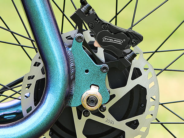 DYISLAND LD4X-300 4-Pistons Hydraulic Disc Brake Set for E-Bike