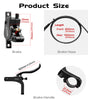 DYISLAND SD-200 2-Pistons Hydraulic Disc Brake Set  For MTB/Mountain Bike