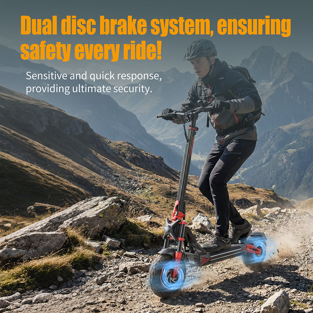 TWOFISH TW4 PRO Electric Scooter – Dual 1000W Motors, 72km/h Top Speed, 60km Range, NFC Unlock, Dual Suspension & Disc Brakes（EU）