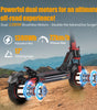 TWOFISH TW4 PRO Electric Scooter – Dual 1000W Motors, 72km/h Top Speed, 60km Range, NFC Unlock, Dual Suspension & Disc Brakes（EU）