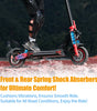TWOFISH V4 MAX Electric Scooter – 800W Motor, 57km/h Top Speed, 60km Range, NFC Unlock, Dual Disc Brakes & Dual Suspension（EU）