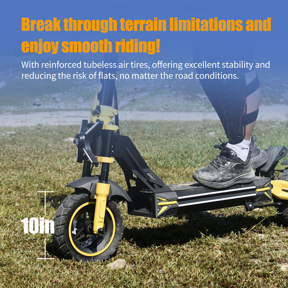 TWOFISH V2 MAX Electric Scooter – 800W Motor, 25km/h Limited Speed, 50km Range, NFC Unlock, Dual Suspension & Disc Brakes (EU)