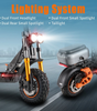 TWOFISH V5 MAX Electric Scooter with Seat – 800W Motor, 45km/h Top Speed, 45km Range, Dual Suspension & Disc Brakes（EU）