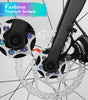 DYISLAND 12Pcs Titanium Rotor Bolts, Bike Disc Brake Rotor Screws Bolts, M5x10mm (Colorful)