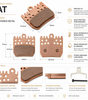 DYISLAND AT Sintered Metal Brake Pads 2 Pairs — Custom-Designed for ATE4 4-Piston E-Bike Brakes