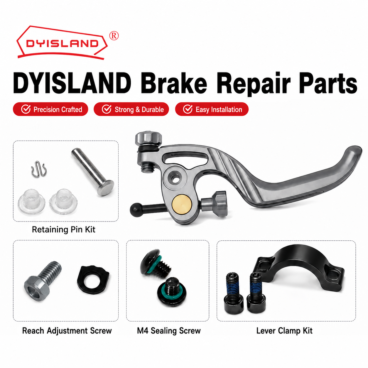 DYISLAND Brake Lever Replacement Parts Kit