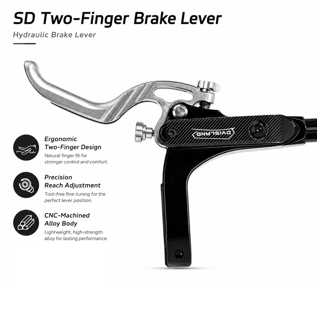 DYISLAND SD Two-Finger CNC Brake Lever