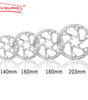 Bicycle Stainless Steel Disc Brake Disc 2.3 Thickness