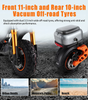 TWOFISH V5 MAX Electric Scooter with Seat – 800W Motor, 45km/h Top Speed, 45km Range, Dual Suspension & Disc Brakes（EU）