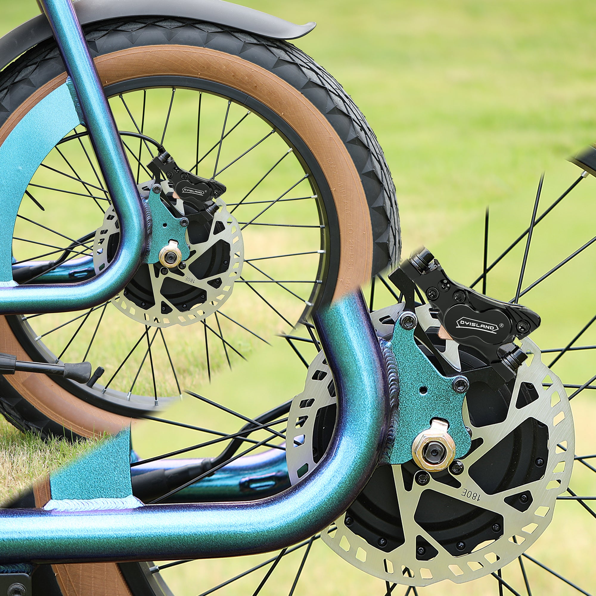 Fahrrad-Bremsscheibe aus Edelstahl, Dicke 2,3