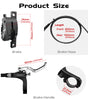 DYISLAND SD-230X 4-Piston MTB Hydraulic Disc Brake Set