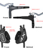 DYISLAND SD-230X 4-Piston MTB Hydraulic Disc Brake Set