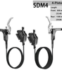 DYISLAND SDM4 Four-Piston Mountain Bike Hydraulic Disc Brake Set – 【2026 NEW】