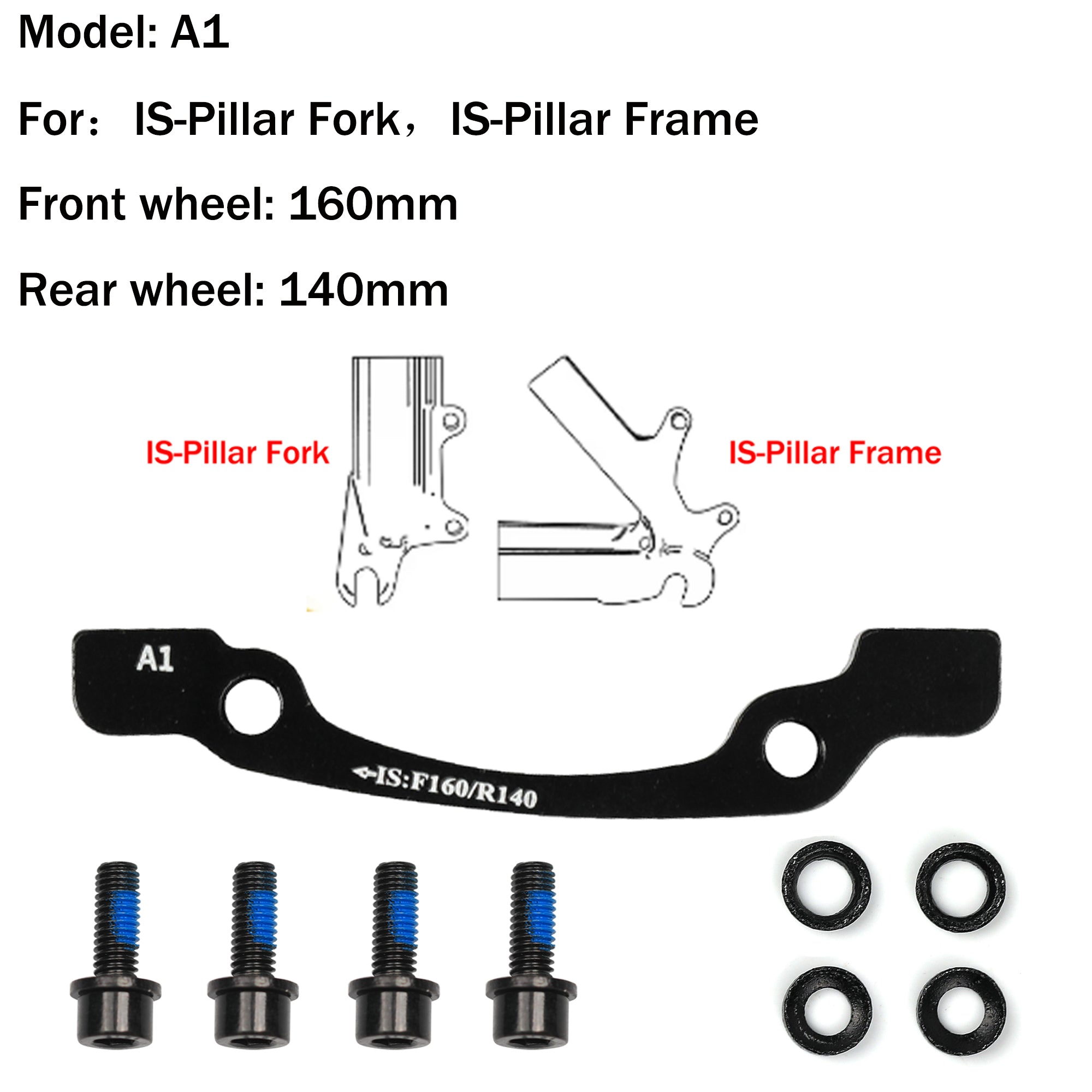 DYISLAND A Series 74mm Standard Universal Brake Mount