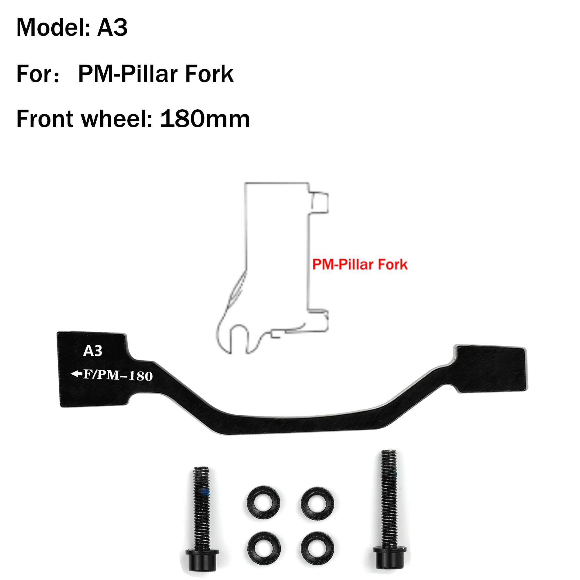 DYISLAND A Series 74mm Standard Universal Brake Mount