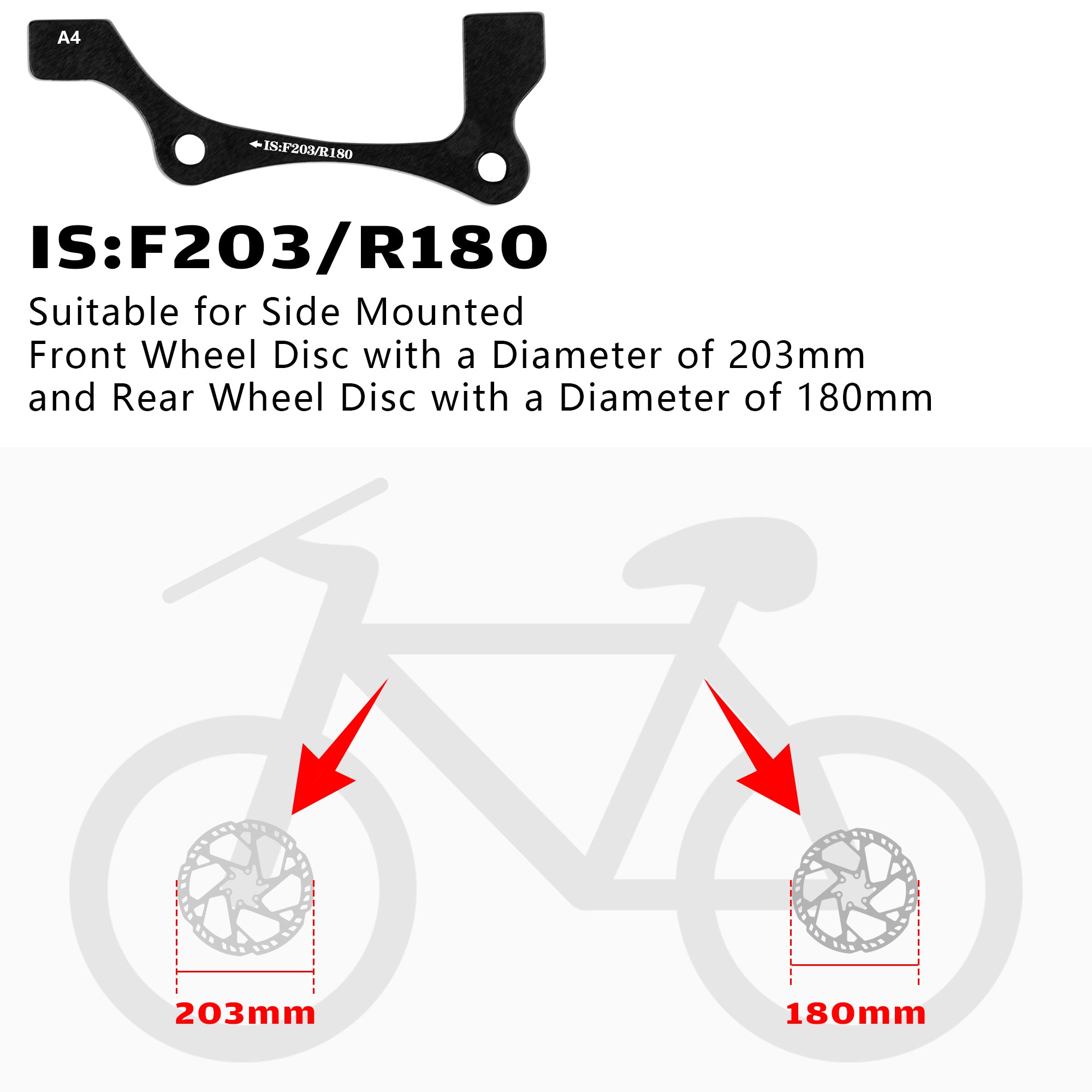 DYISLAND A Series / 74mm Standard Universal Brake Mount
