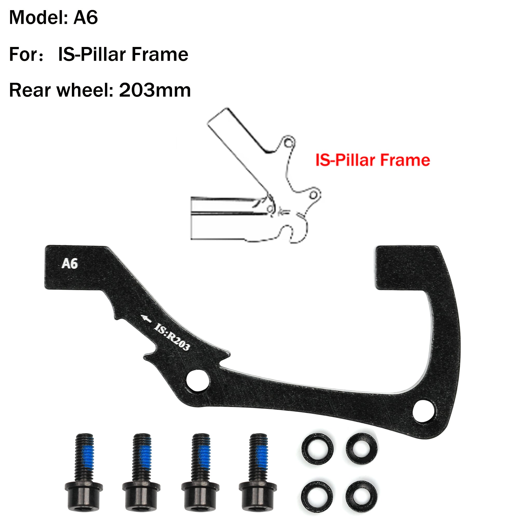 DYISLAND A Series 74mm Standard Universal Brake Mount
