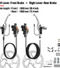DYISLAND ATE4 All-New Upgraded CNC Four-Piston Hydraulic Disc Brake Kit for E-Bikes  - 【 2026 NEW 】
