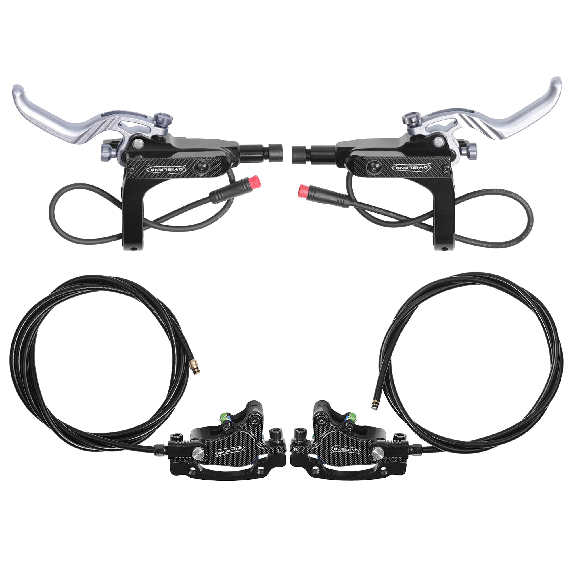 DYISLAND LD-240 Dual-Piston E-Scooters Hydraulic Disc Brake Kit