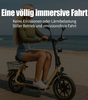 WOFISH M5 Elite-E Electric Scooter with Seat & Rear Basket – EEC Certified, 500W Motor, 40km/h Speed, 30km Range, Dual Suspension(EU)