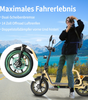 WOFISH M5 Elite-E Electric Scooter with Seat & Rear Basket – EEC Certified, 500W Motor, 40km/h Speed, 30km Range, Dual Suspension(EU)