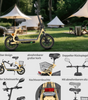 WOFISH M5 Elite-E Electric Scooter with Seat & Rear Basket – EEC Certified, 500W Motor, 40km/h Speed, 30km Range, Dual Suspension(EU)