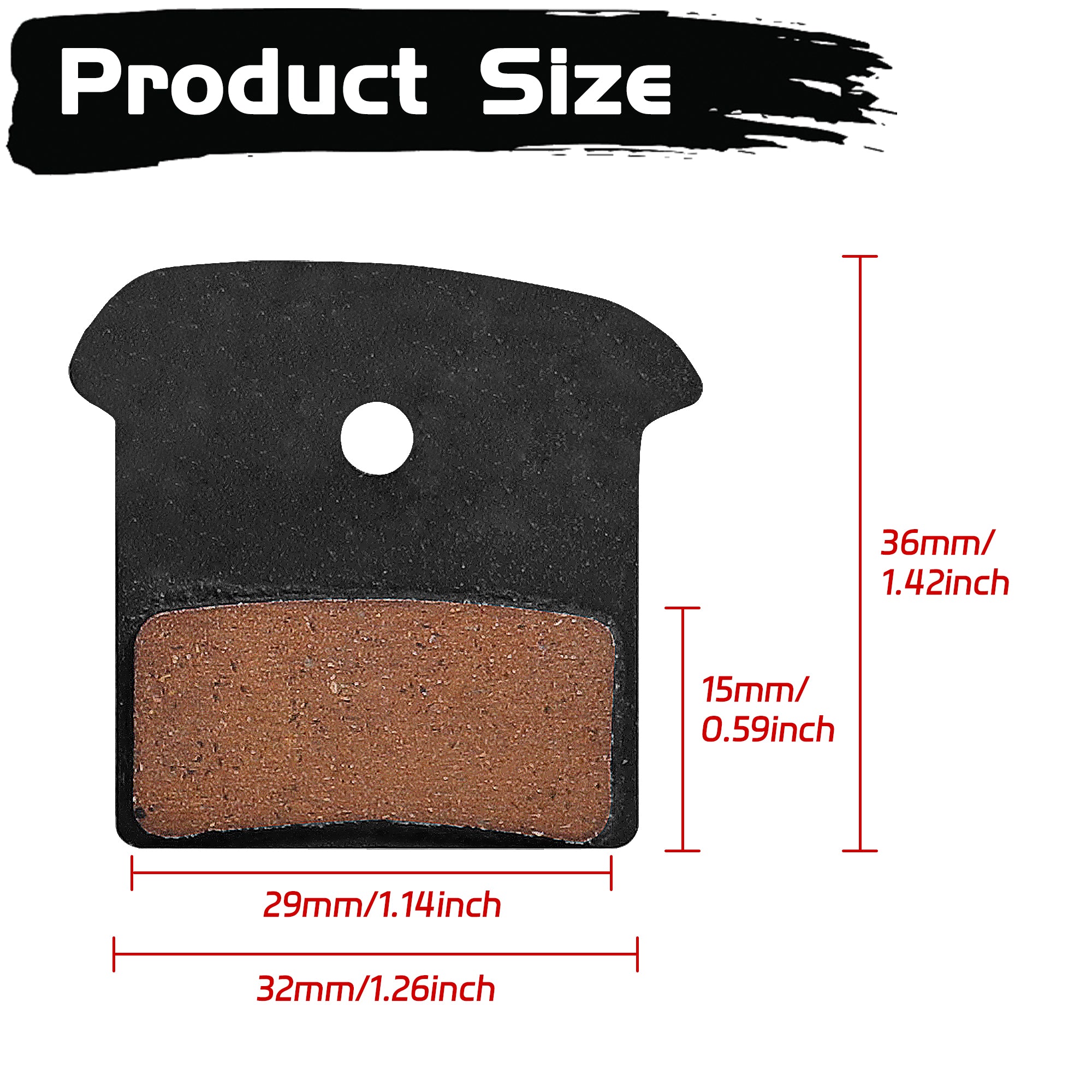 DYISLAND MT3S  Cooling Brake Pads