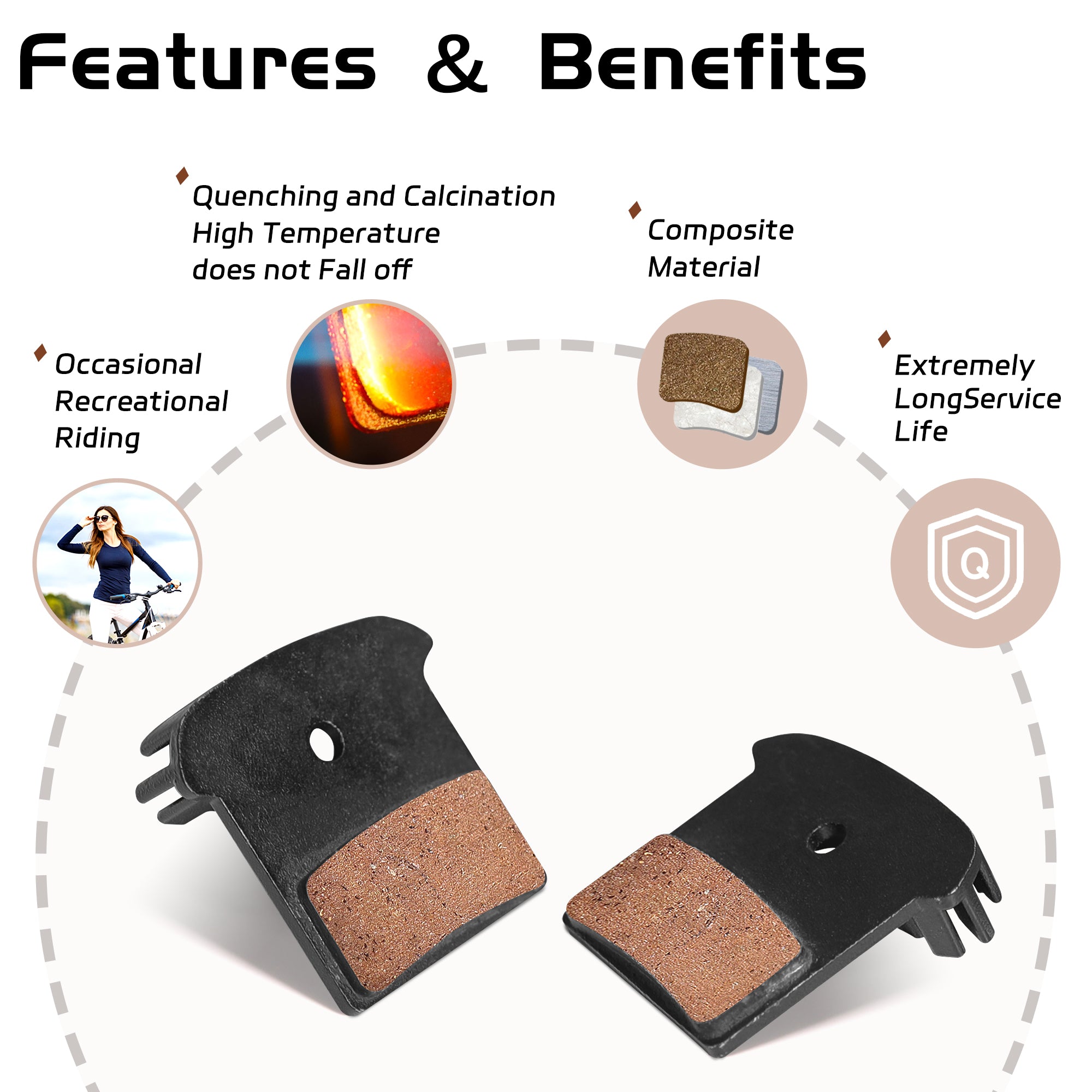DYISLAND MT3S  Cooling Brake Pads