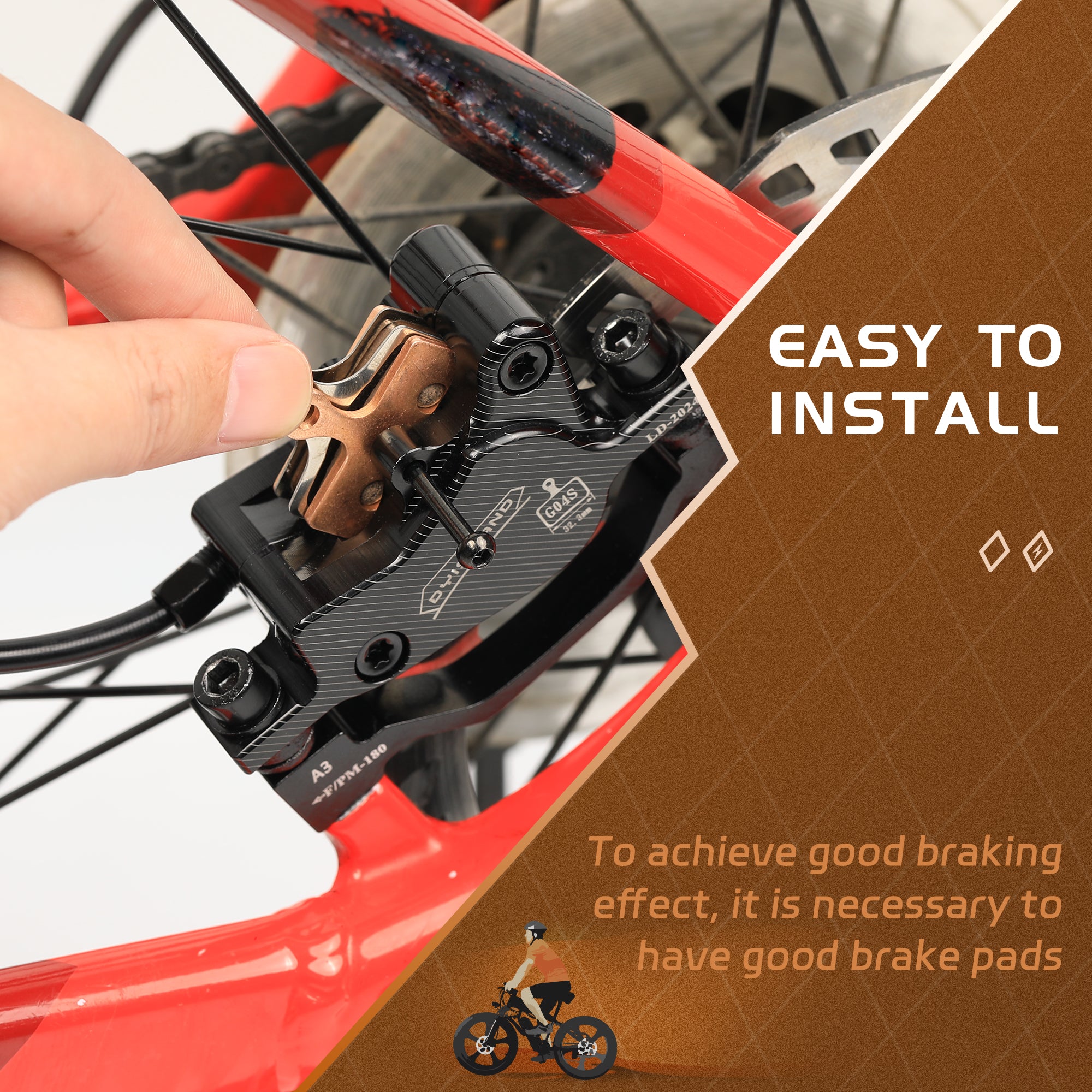 DYISLAND MT4S Bicycle Brake Pads