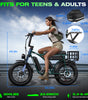 PHILIAM ET9 Dual Motor Electric Bike for Adults, 3000W Peak Power, 52V 50Ah Dual Battery, Up to 200 Miles Range, 31MPH Speed, 20"x4" Fat Tires, Hydraulic Brakes, All-Terrain Cargo E-Bike（EU）