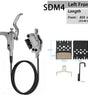 DYISLAND SDM4 Four-Piston Mountain Bike Hydraulic Disc Brake Set – 【2026 NEW】