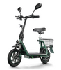 TWOFISH M5 PRO-E Electric Scooter with Seat & Rear Basket – EEC Certified, 500W Motor, 40km/h Speed, 30km Range, Dual Suspension (EU)