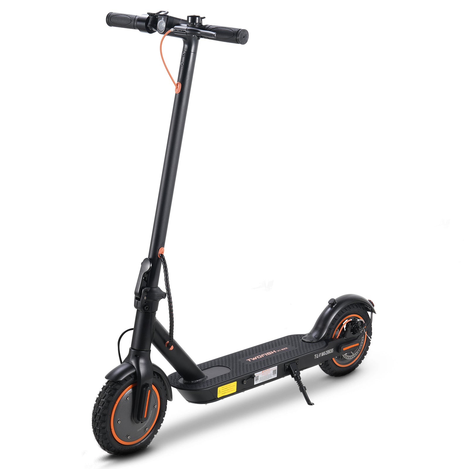 TWOFISH V1 MAX Electric Scooter for Commuting – 400W Motor, 28km/h Speed, 20km Range, Lightweight Design (EU)