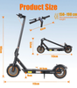 TWOFISH V1 MAX Electric Scooter for Commuting – 400W Motor, 28km/h Speed, 20km Range, Lightweight Design (EU)