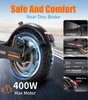 TWOFISH V1 MAX Electric Scooter for Commuting – 400W Motor, 28km/h Speed, 20km Range, Lightweight Design (EU)