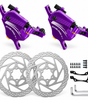 DYISLAND XT-7 Cable-Actuated Hydraulic Disc Brake Caliper Set with 160mm Rotors for MTB/Mountain Bike/E-Bike.