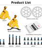 DYISLAND XT-8 Seilzugbetätigtes Hydraulisches Scheibenbremsen-Kit für Rennräder 