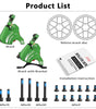 DYISLAND XT-8 Seilzugbetätigtes Hydraulisches Scheibenbremsen-Kit für Rennräder 
