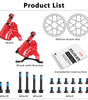 DYISLAND XT-8 Seilzugbetätigtes Hydraulisches Scheibenbremsen-Kit für Rennräder 