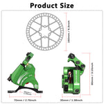 DYISLAND XT-8 Seilzugbetätigtes Hydraulisches Scheibenbremsen-Kit für Rennräder 