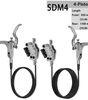 DYISLAND SDM4 Four-Piston Mountain Bike Hydraulic Disc Brake Set – 【2026 NEW】